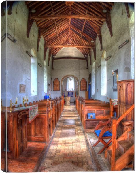 St Andrews Wissett Looking to Font Canvas Print by Bill Simpson