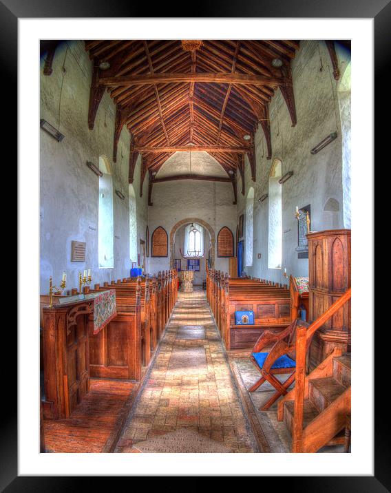 St Andrews Wissett Looking to Font Framed Mounted Print by Bill Simpson