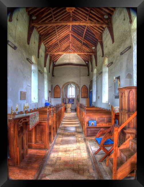 St Andrews Wissett Looking to Font Framed Print by Bill Simpson