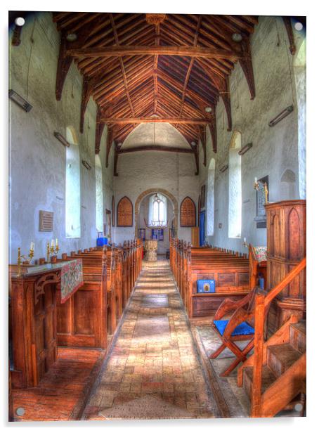 St Andrews Wissett Looking to Font Acrylic by Bill Simpson