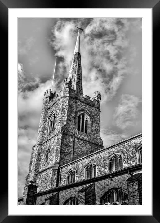 St Andrews Church Hornchurch Framed Mounted Print by David Pyatt