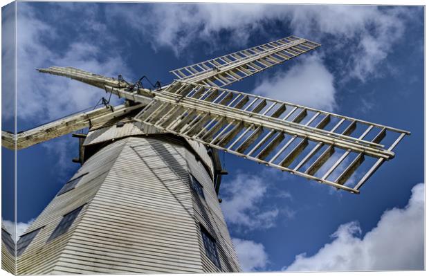 Upminster Windmill Essex England Canvas Print by David Pyatt