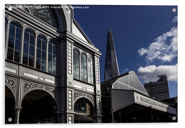 Borough Market Acrylic by Neal P