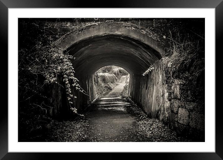 The Tunnel Framed Mounted Print by Sean Wareing