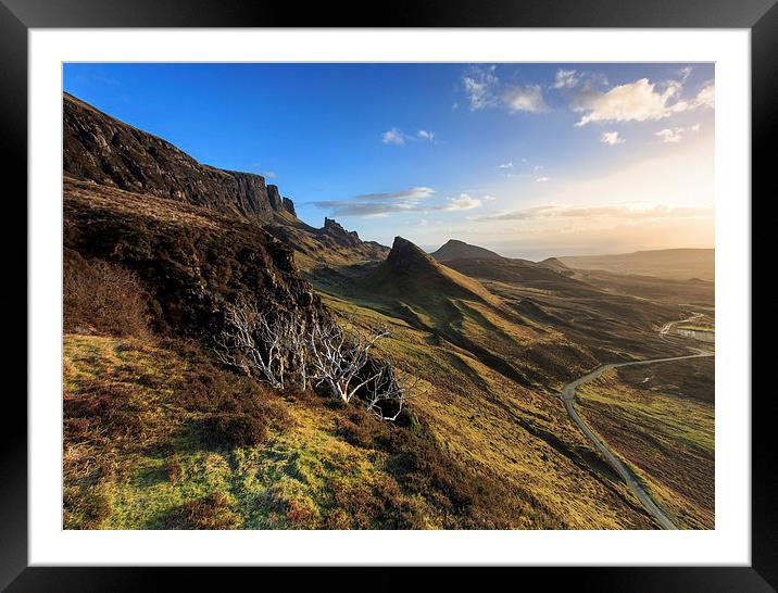 Skye Road to Staffin Framed Mounted Print by Paul Appleby