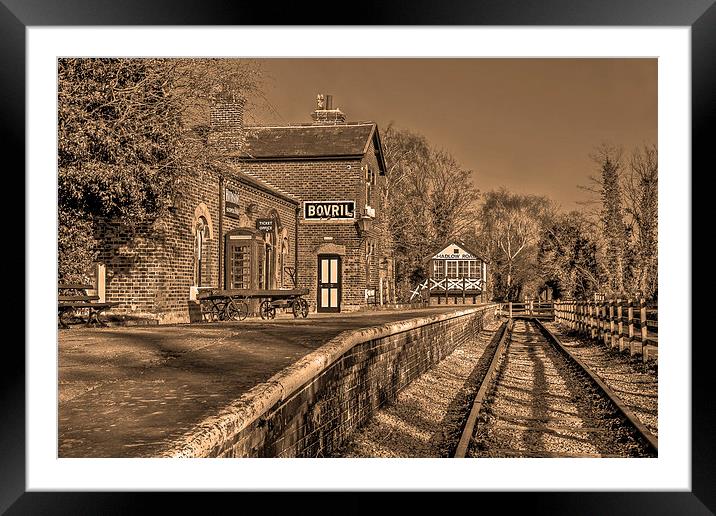 Hadlow Road Station Framed Mounted Print by Pete Lawless