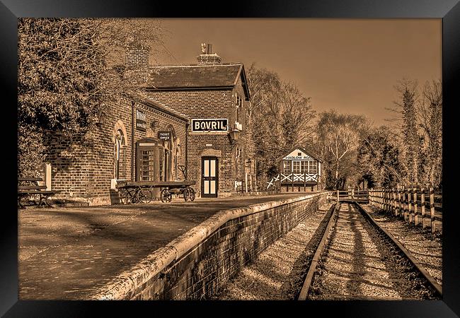Hadlow Road Station Framed Print by Pete Lawless