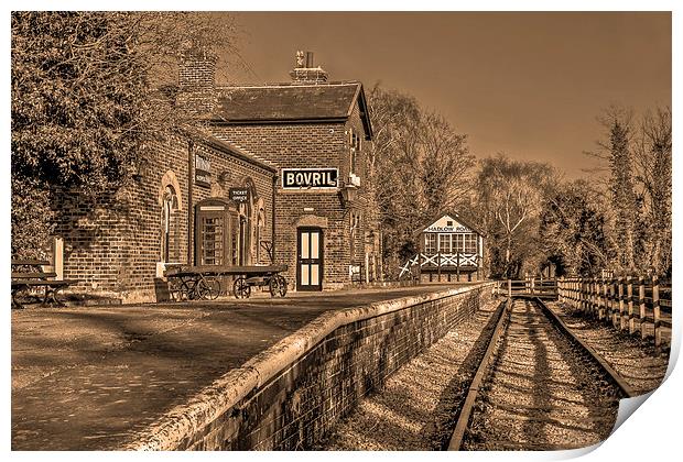 Hadlow Road Station Print by Pete Lawless