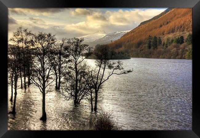 Loch Tay Winter Framed Print by Tom Gomez