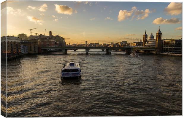 Thames Canvas Print by Neal P