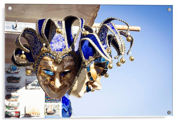 Masks Acrylic by Chiara Cattaruzzi