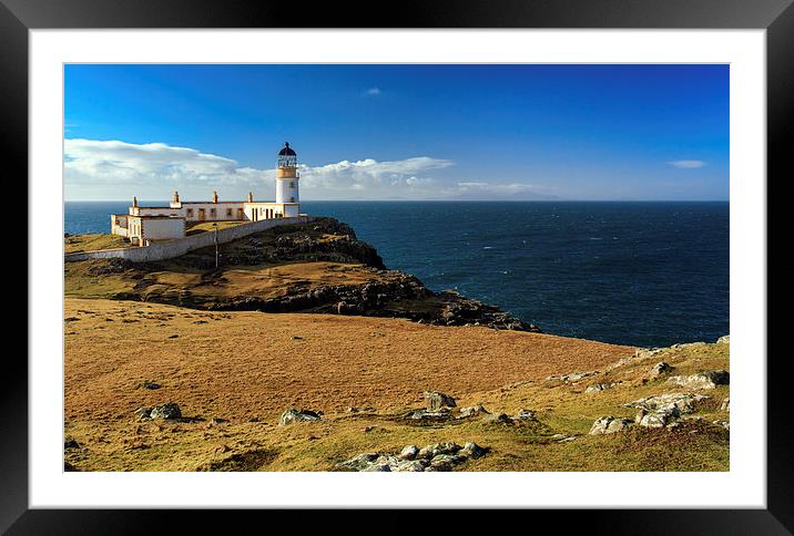 Neist Point Lighthouse, Skye Framed Mounted Print by Paul Appleby