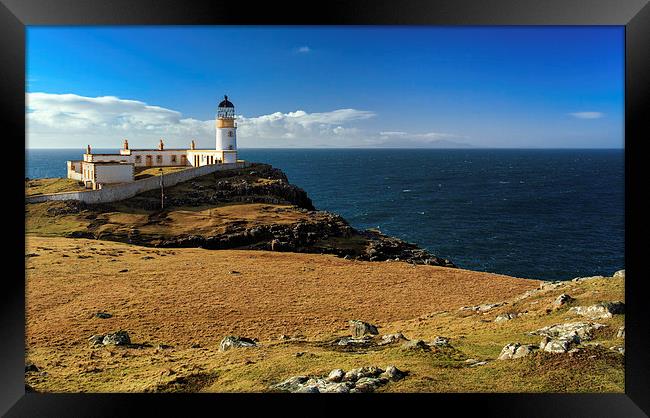 Neist Point Lighthouse, Skye Framed Print by Paul Appleby