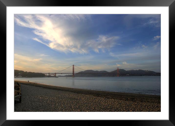 Golden Gate Bridge Framed Mounted Print by Chris Latta