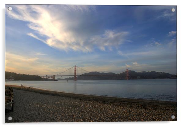 Golden Gate Bridge Acrylic by Chris Latta