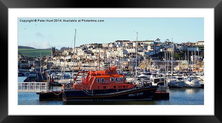 All The Boats In Port Framed Mounted Print by Peter F Hunt