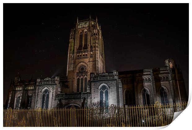 Anglican Cathedral Print by Mark  Clair