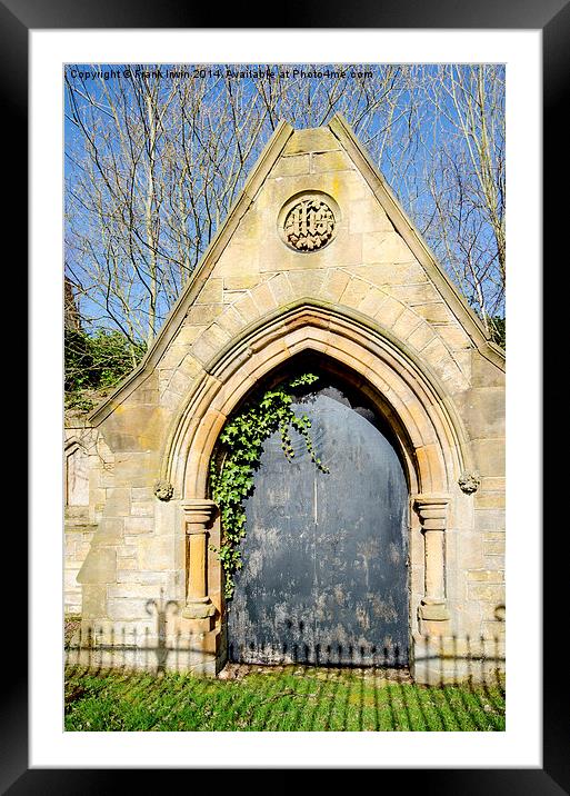 Flaybrick Hill Cemetery, Birkenhead, Wirral Framed Mounted Print by Frank Irwin