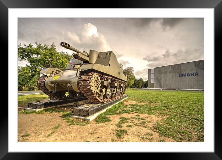 Canadian Tank Framed Mounted Print by Rob Hawkins
