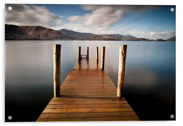 Derwentwater Acrylic by Dave Hudspeth Landscape Photography