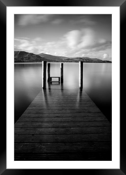 The Jetty Framed Mounted Print by Dave Hudspeth Landscape Photography