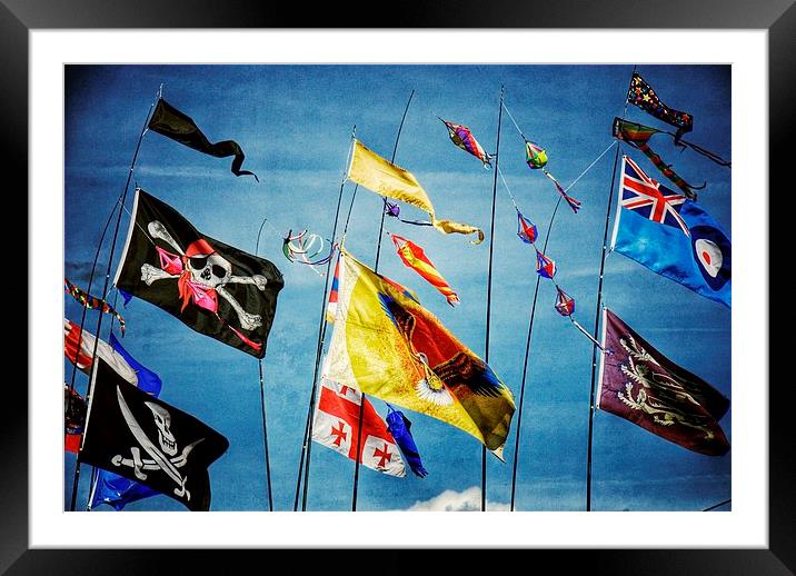 Flags Framed Mounted Print by Scott Anderson