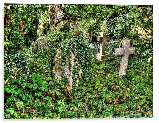 Overgrown Graveyard Acrylic by Andy Huntley