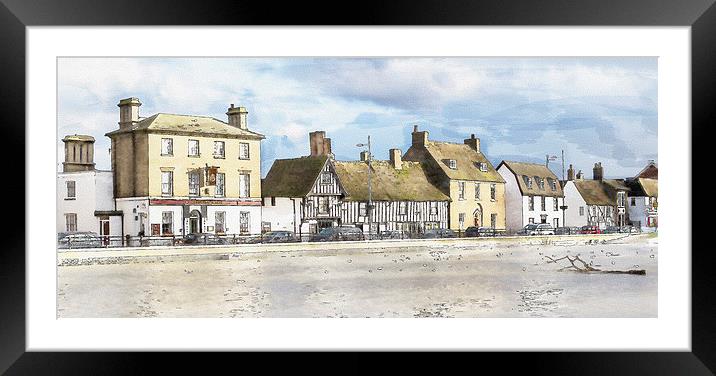 The Causeway, Godmanchester Framed Mounted Print by Keith Douglas
