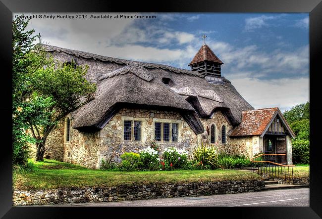 Thatched Church Framed Print by Andy Huntley