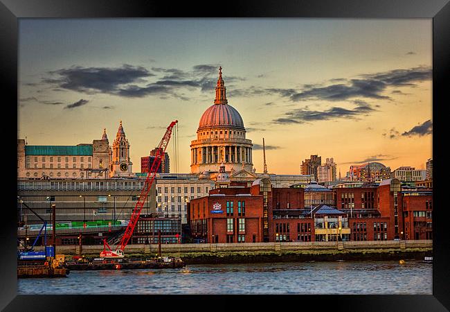 St Pauls Cathedral London Framed Print by Ian Hufton