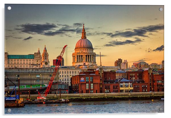 St Pauls Cathedral London Acrylic by Ian Hufton