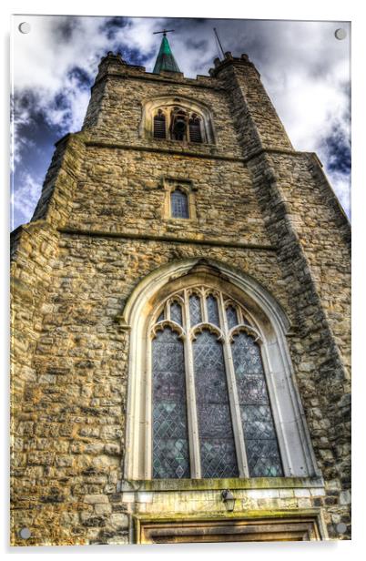 St Andrews Church Hornchurch Acrylic by David Pyatt