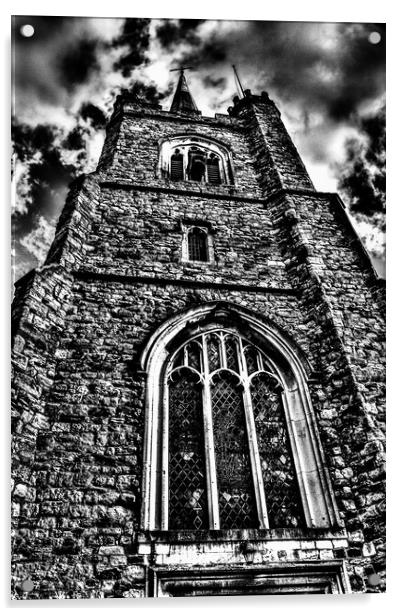 St Andrews Church Hornchurch Acrylic by David Pyatt