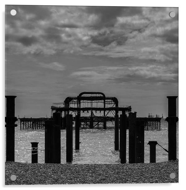 West Pier Acrylic by Darryl Harrison