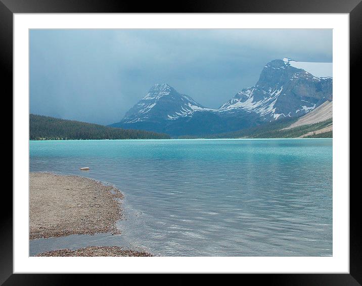 Peyto Lake Rocky Mountains Canada Framed Mounted Print by Chris Curry