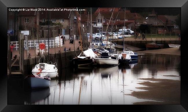 Blakney Harbour Framed Print by Liz Ward