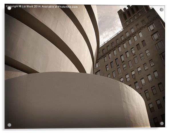 Guggenheim Museum Acrylic by Liz Ward