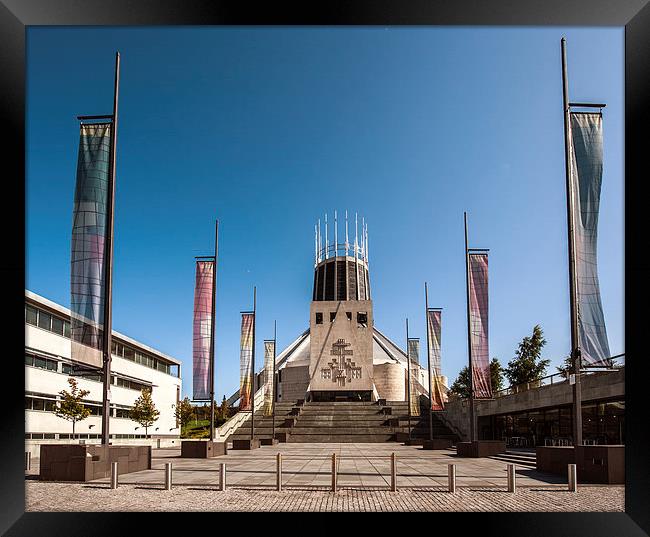 Catholic Cathedral, Liverpool Framed Print by Dave Wood