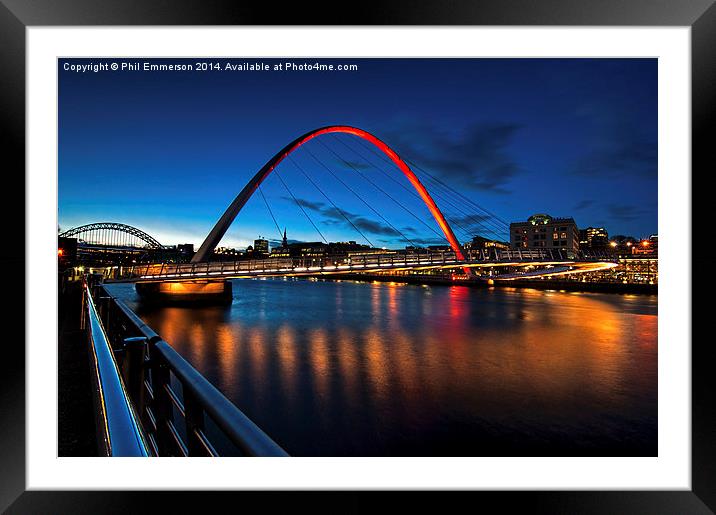 Millenium Eye Framed Mounted Print by Phil Emmerson