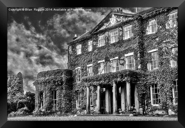 Manor House BW Framed Print by Brian  Raggatt