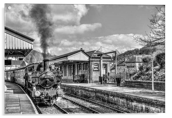Llangollan Railway Station Acrylic by Pete Lawless