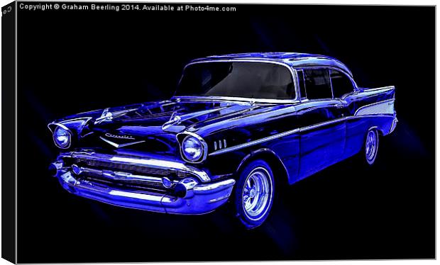 Blue Classics Canvas Print by Graham Beerling