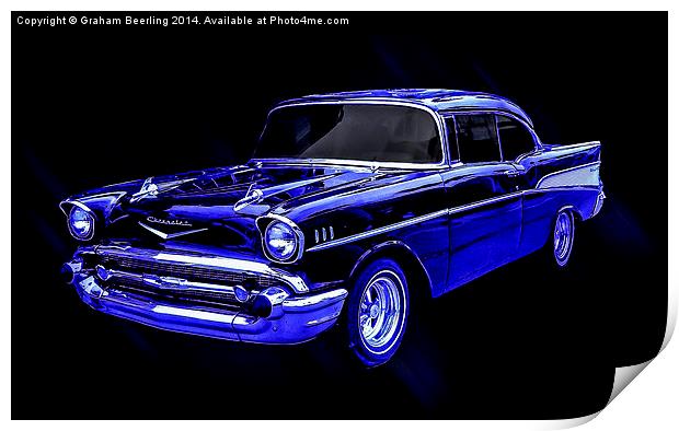 Blue Classics Print by Graham Beerling