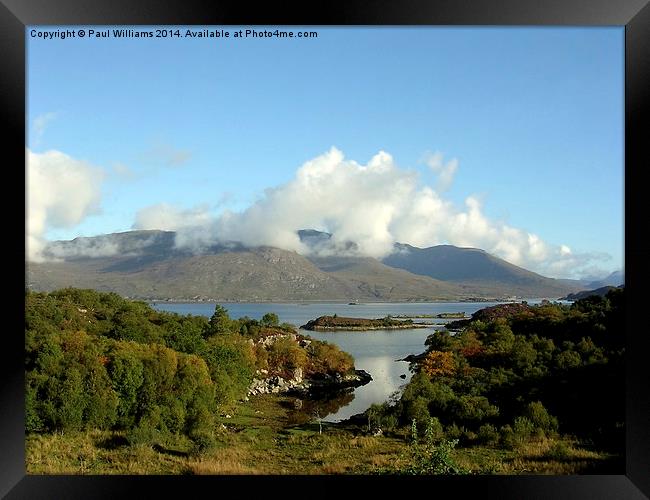 Loch Carron Framed Print by Paul Williams