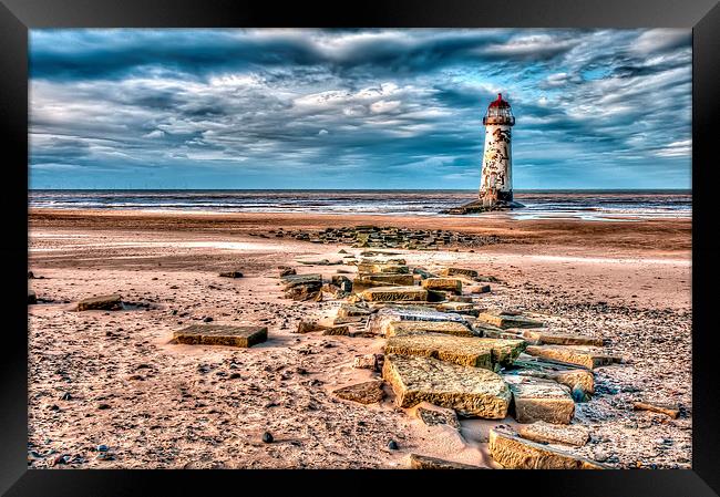 Talacre Lighthouse Framed Print by Mike Janik