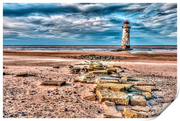 Talacre Lighthouse Print by Mike Janik