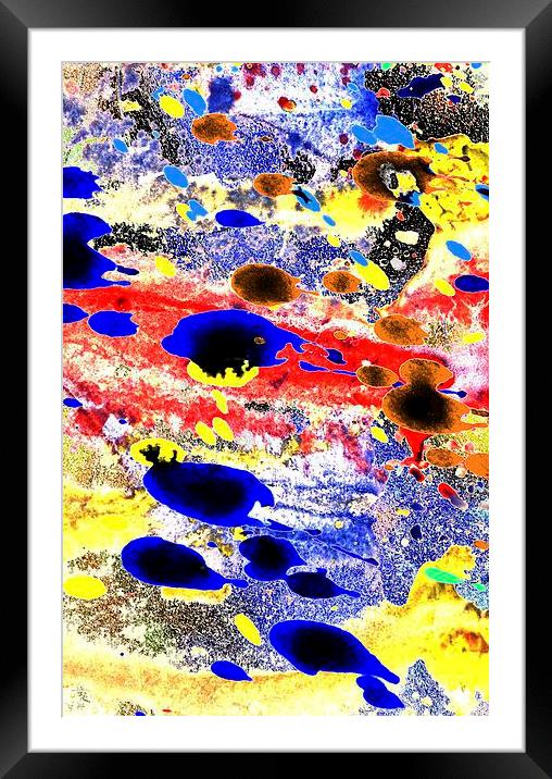 Just Abstract Framed Mounted Print by Abstract  Fractal Fantasy