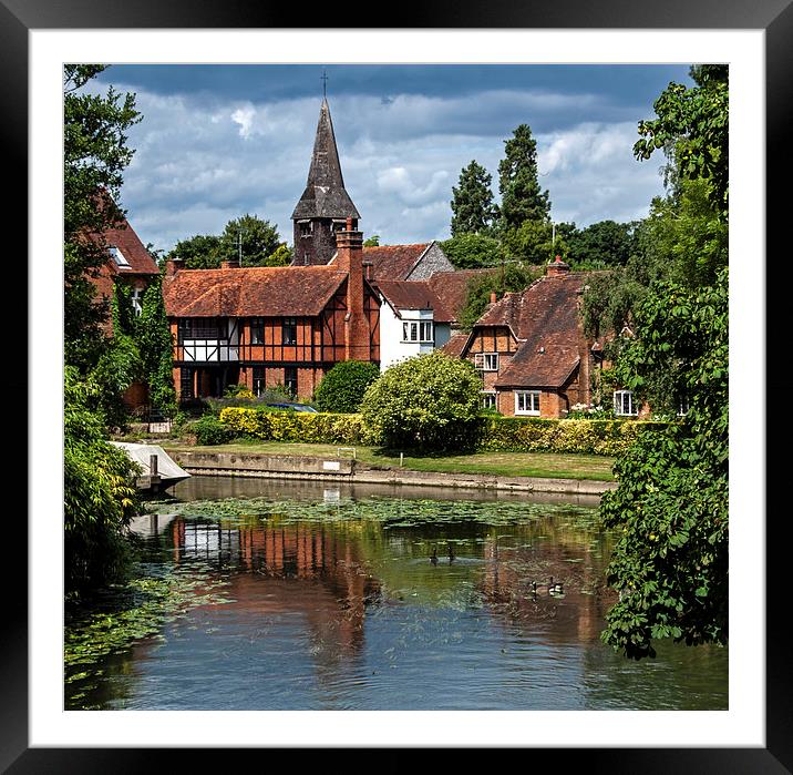 Whitchurch-on-Thames Framed Mounted Print by Geoff Storey
