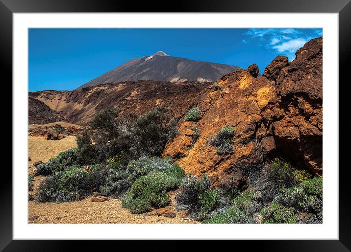 Mount Teide, Tenerife(4) Framed Mounted Print by Geoff Storey