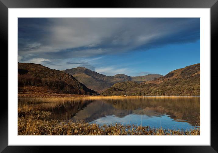 Llyn Dinas Framed Mounted Print by Rory Trappe